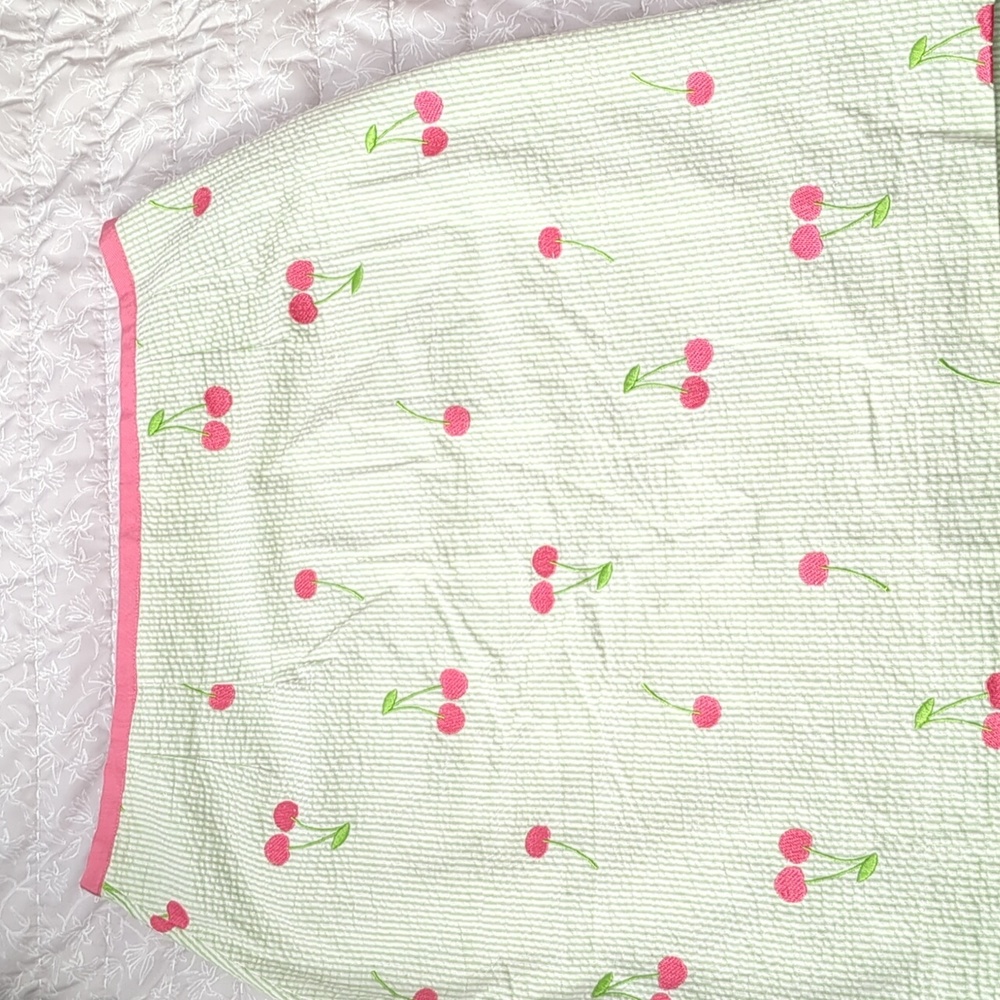 Lilly Pulitzer Seersucker Cherry Skirt